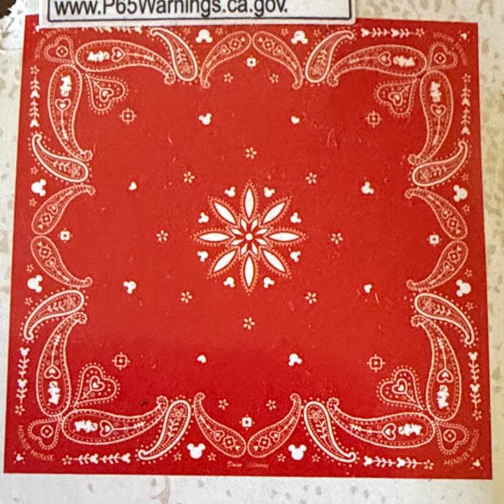 Minnie Mouse Red Bandana